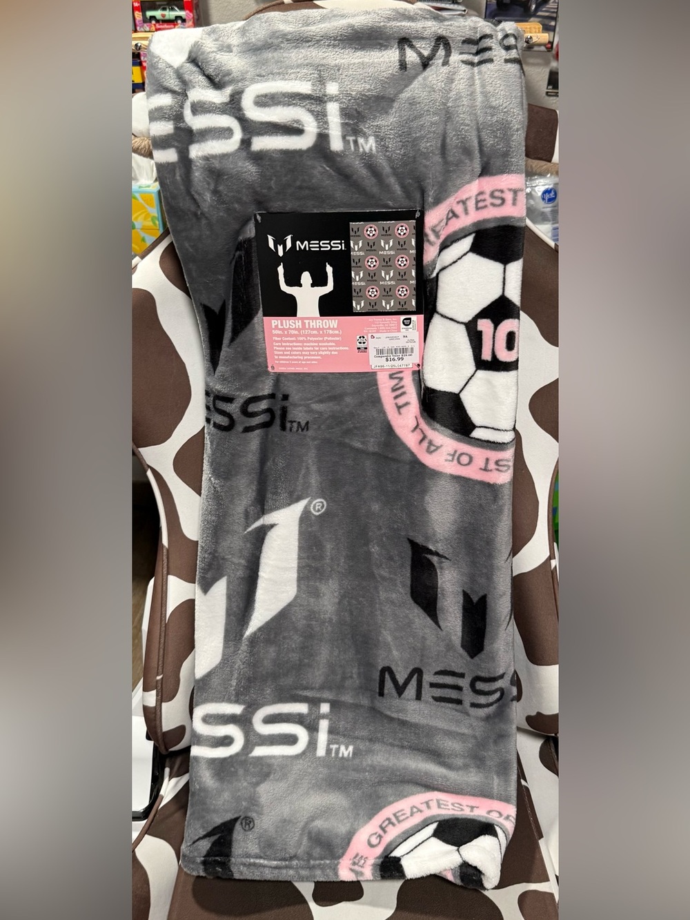 Messi Throw Blanket